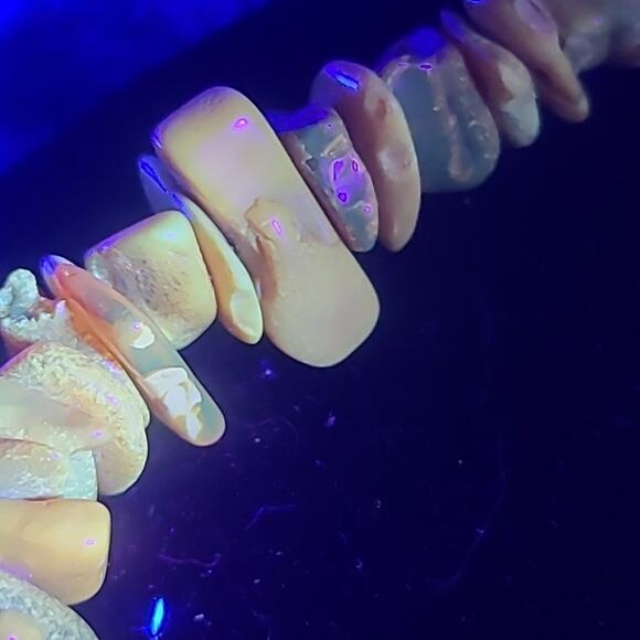 Natural Raw Baltic Amber Chip Necklace 44.7g 26" Butterscotch Cognac Beads - Picture 14 of 15